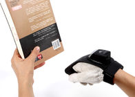 Μαύρος ανιχνευτής Handfree γραμμωτών κωδίκων Bluetooth χρώματος μίνι 2$ος με το γάντι φορετό