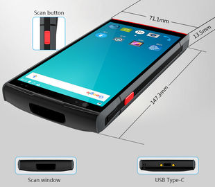 Τραχύς PDA Bluetooth αρρενωπός βιομηχανικός φορητός τελικός ανιχνευτής ΠΣΤ