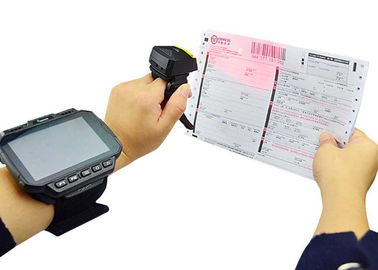 Φορετό Armband αρρενωπό PDA ανιχνευτών τερματικό στοιχείων γραμμωτών κωδίκων με τη μνήμη WT04